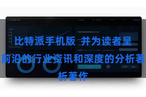 比特派手机版  并为读者呈现前沿的行业资讯和深度的分析著作