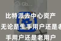 比特派去中心资产钱包  无论是生手用户还是老用户